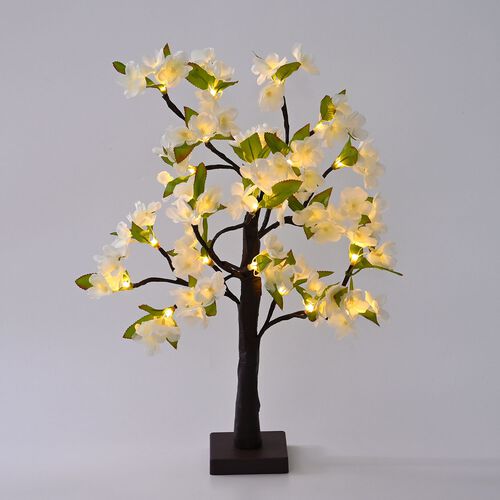 Deko-Baum mit LED-Lichtern, 60 cm, Grün image number 0