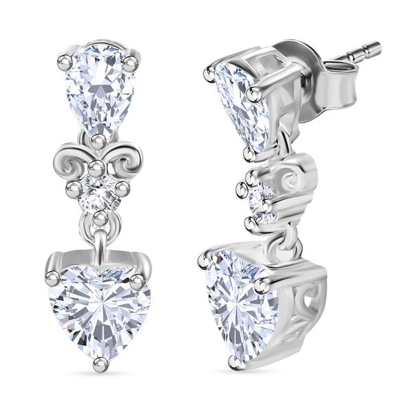 J Francis gefertigt mit SWAROVSKI- Swarovski Zirkonia Ohrringe image number 0