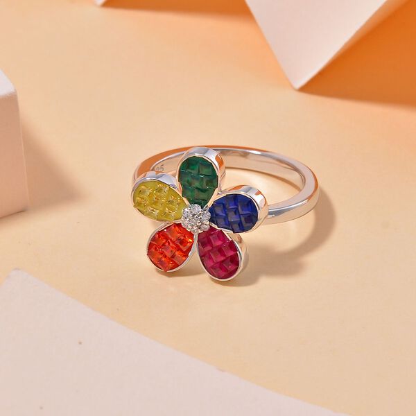 Mehrfarbiger Zirkonia Ring image number 2