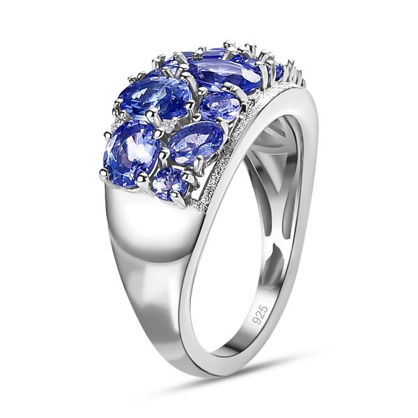 Tansanit und Zirkon Ring - 2,58 ct. image number 5