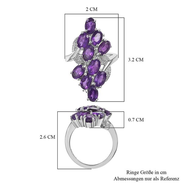 Afrikanischer Amethyst Ring - 4,51 ct. image number 6