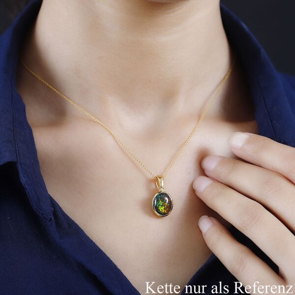 Labor schwarzer Opal-Anhänger - 1,94 ct. image number 4