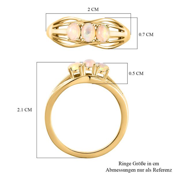 AA Nat&uuml;rlicher, &auml;thiopischer Welo Opal-Ring - 0,36 ct. image number 7