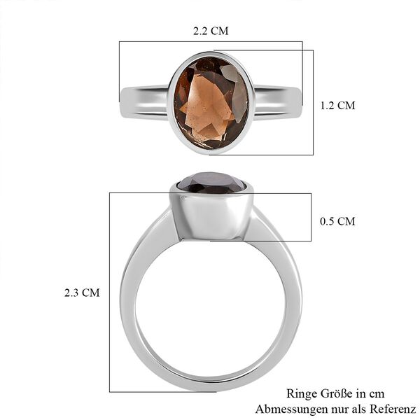 3er-Set Rauchquarz-Ringe - 6,57 Karat. image number 7