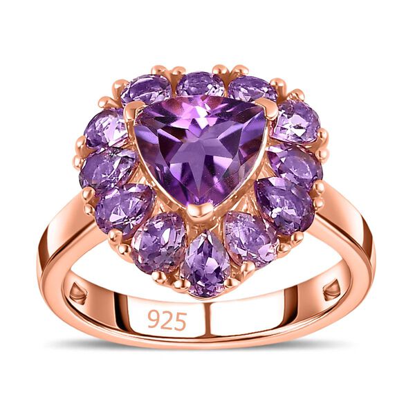 AA Rose De France Amethyst Ring - 3,17 ct. image number 4