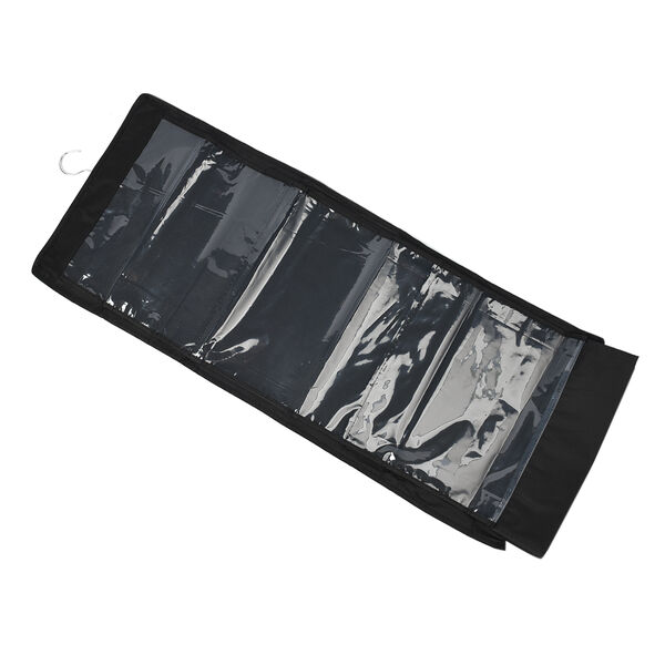 3er-Set h&auml;ngende Aufbewahrungstasche, Schwarz image number 6