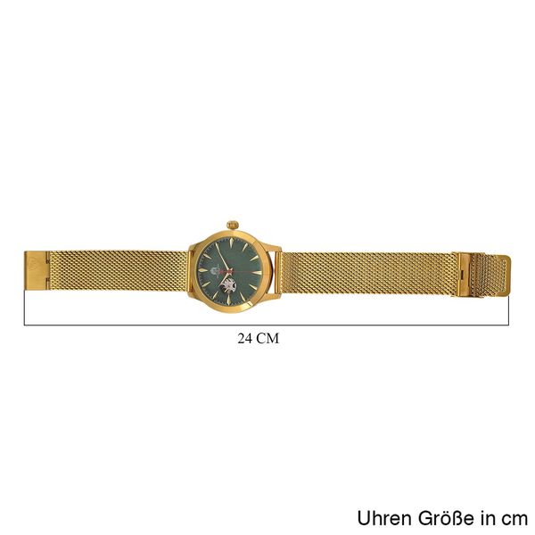 LUXUS SAMMLER EDITION - William Hunt Uhr, SEIKO AUTOMATIK Uhrwerk, Saphir Glashäuser, 5 ATM, Goldfarbene Edelstahl Armband image number 9