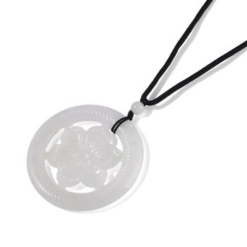 Wei&szlig;e Jade Halskette Flexibles cm ca. 110.00 ct