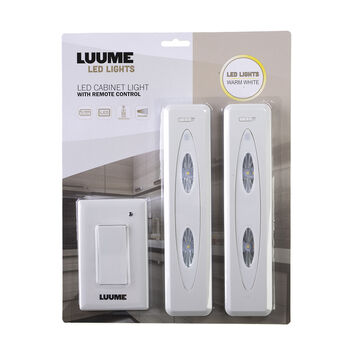 Doppel-LED-Schrankleuchte mit Fernbedienung
