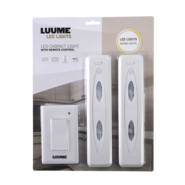 Doppel-LED-Schrankleuchte mit Fernbedienung image number 1