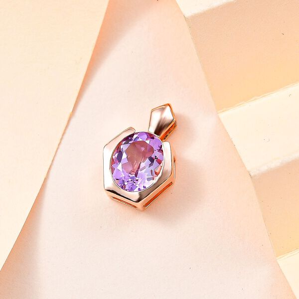 Rosa Amethyst Anh&auml;nger - 2,38 ct. image number 2
