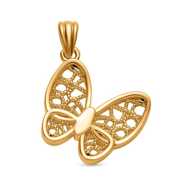 Schmetterlingsanh&auml;nger in 750 Gold image number 5