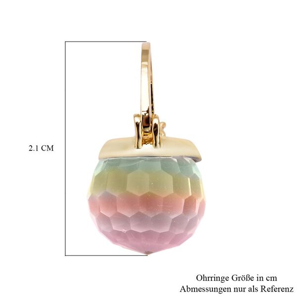 Mystische Kristall-Ohrringe, reines Messing image number 5