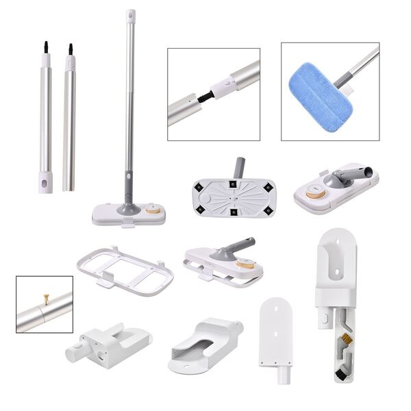 HOMESMART multifunktioneller Dampfreiniger, 1500W, Weiß image number 6