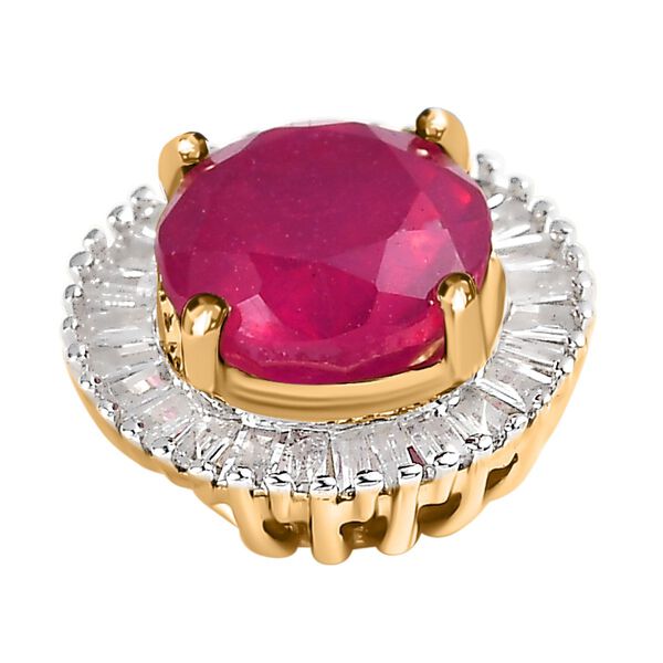 AAA afrikanischer Rubin und Diamant-Anh&auml;nger - 1,44 ct. image number 4