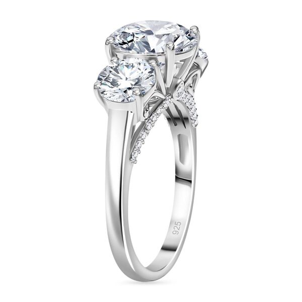 Moissanit Ring - 4,24 ct. image number 4