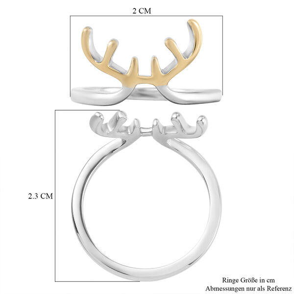 Ring 925 Silber Bicolor image number 7