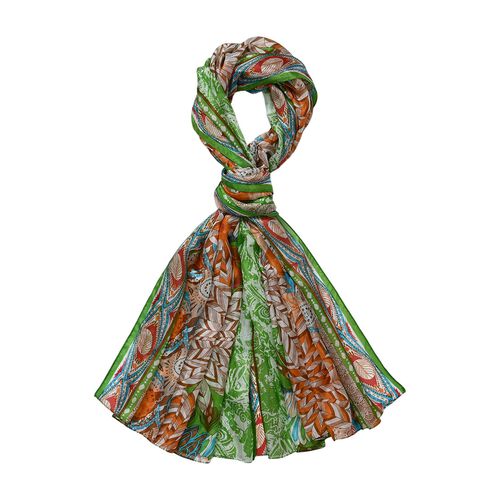  LA MAREY 100% silk scarf image number 0
