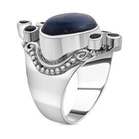 Sajen Silver- Kyanit und Iolith Ring - 12,10 ct.