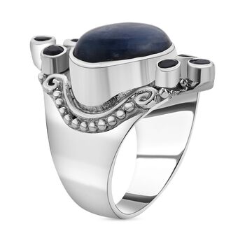 Sajen Silver- Kyanit und Iolith Ring - 12,10 ct.