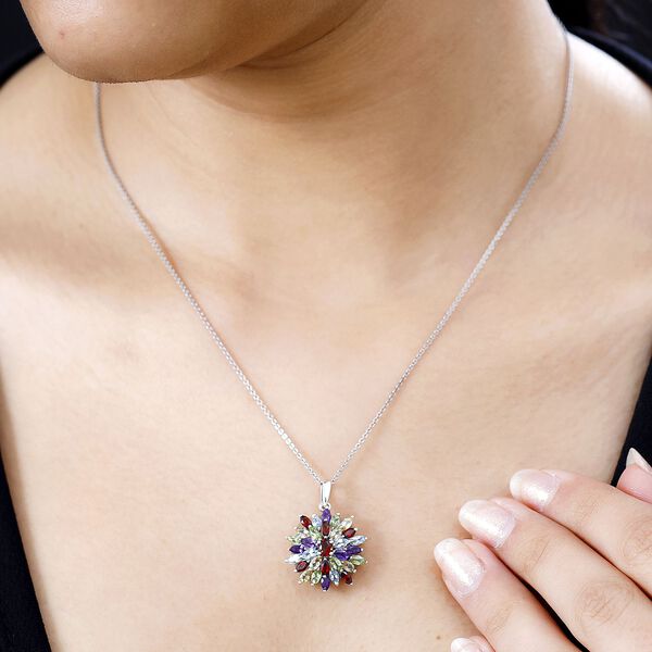 Multi-Edelstein-Anhänger - 2,87 ct. image number 3