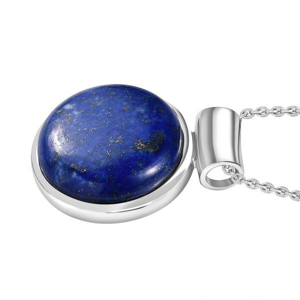 Lapislazuli Schmuckset Edelstahl ca. 20.00 ct image number 4