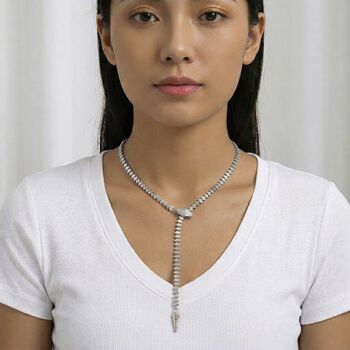 Halskette ca. Flexibles cm ca. 26,10g