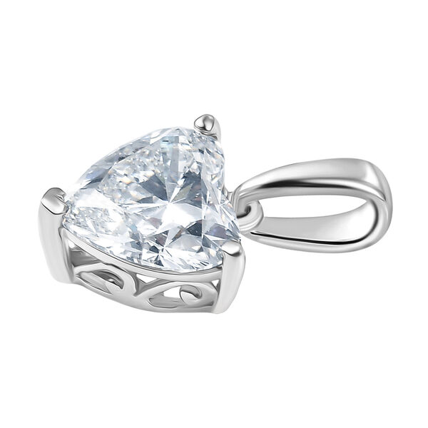 LUXURIANT IGI zertifizierter VS2-D Labor Herz Diamant Anh&auml;nger in 950 Platin - 2 ct. image number 4