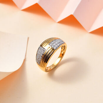 Moissanit Ring - 0,53 ct.