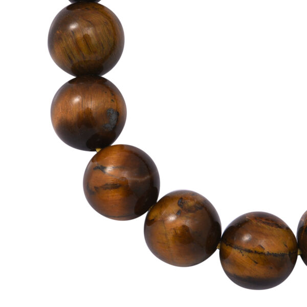 2er-Set rotes & gelbes Tigerauge-Armband, 19 cm lang, 925 Silber ca. 297,50 ct image number 2