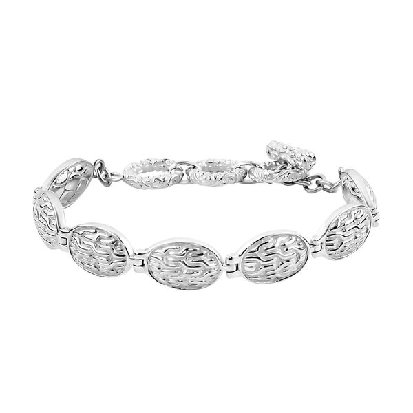 Royal Bali Kollektion- Gepr&auml;gtes M&uuml;nz-Armband