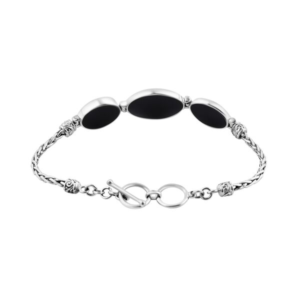 Royal Bali - Abalone Muschel Armband, ca. 19 cm, 925 Silber image number 3