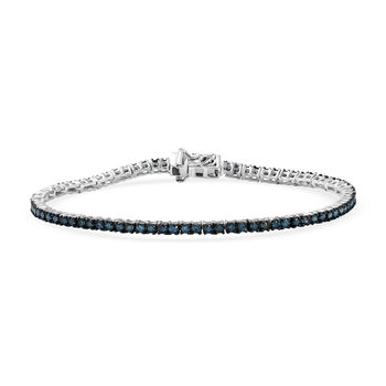 Blaues Diamant 19cm Armband - 3 ct.