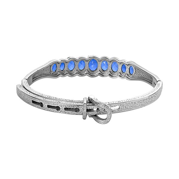 Ceylonfarbener Triplett Quarz-Armreif, 19cm - 6,74 ct. image number 5