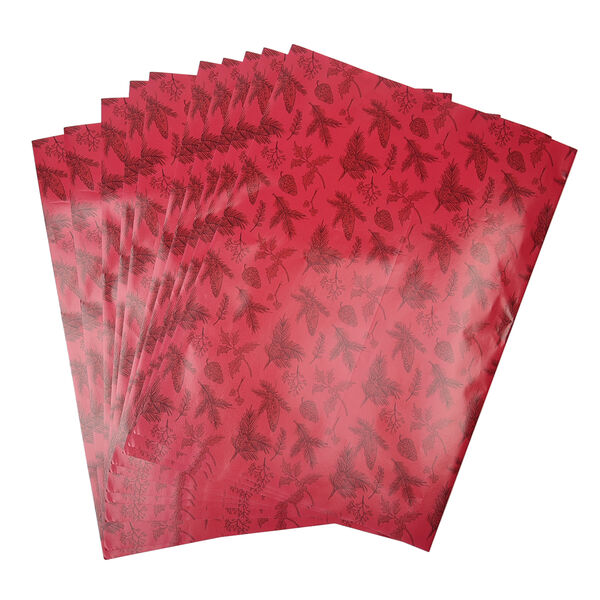 40er-Set Geschenkpapiere, Weihnachtsmotiv, Größe 51x74 cm, Mehrfarbig  image number 5