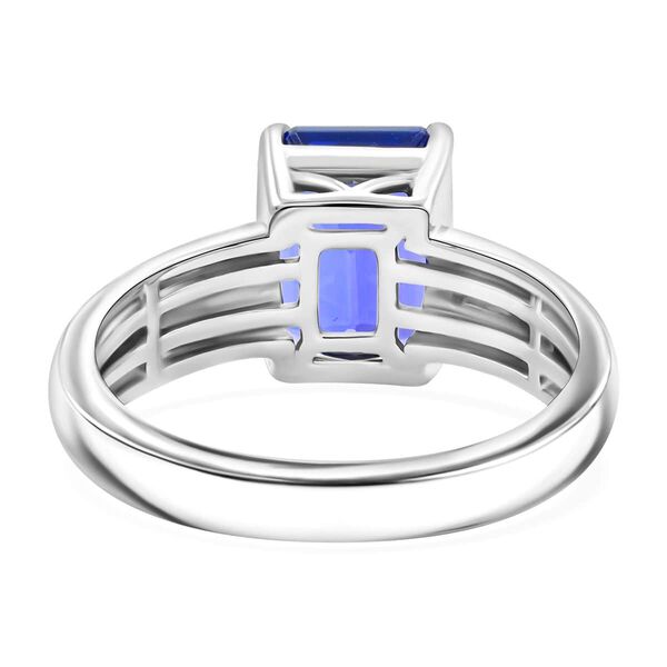 RHAPSODY zertifiziert und geprüft AAAA Tansanit und VS-EF Diamant Ring in 950 Platin - 4,70 ct. image number 4