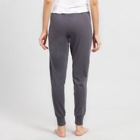 Elastische, eng anliegende Damenhose, Gr&ouml;&szlig;e L, Grau