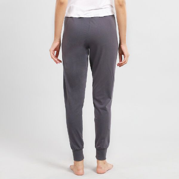 Elastische, eng anliegende Damenhose, Größe L, Grau image number 2