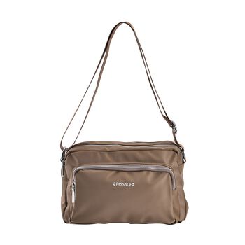 Wasserdichte Umh&auml;ngetasche aus Hochwertiges Nylon, gepolstert, 128 cm Schulterriemen, 27x16x9 cm, Khaki