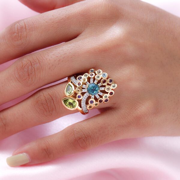 GP Italian Garden Kollektion - Mehrfarbiger Edelstein-Ring - 2,97 ct. image number 3