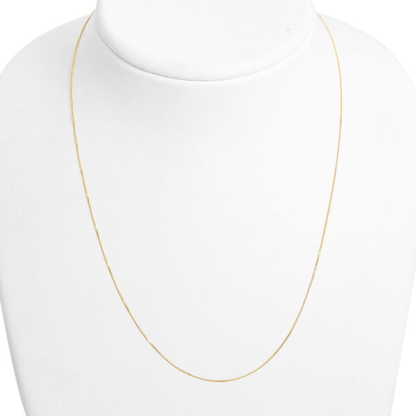 Italienische Diamantschliff-Panzerkette in  375 Gelbgold image number 1