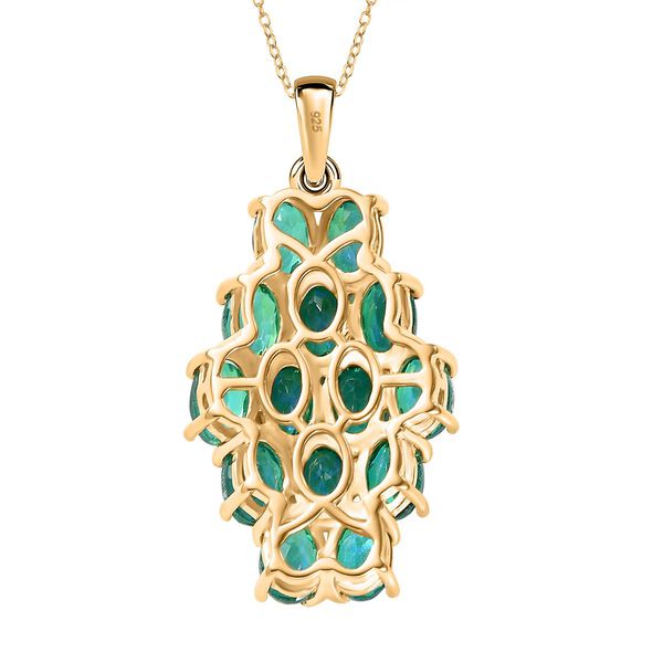 Pfau Quarz Triplett Anh&auml;nger - 7,55 ct. image number 4