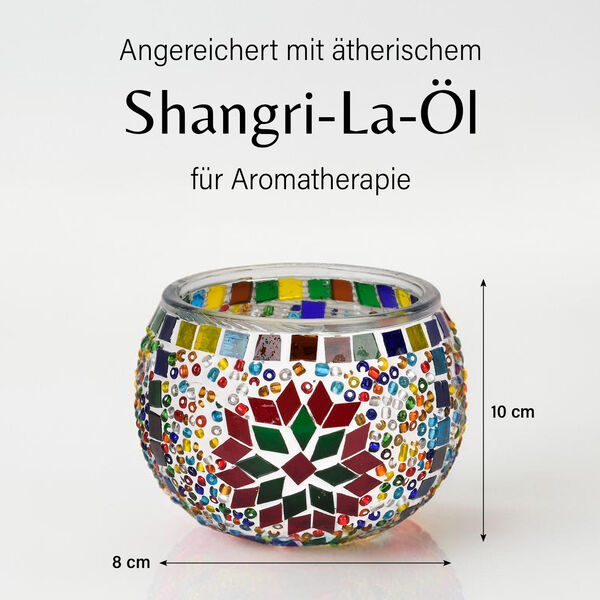 Mosaik Glass Duftkerze - Shangri La image number 3