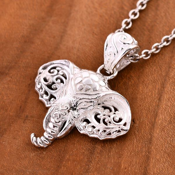 Royal Bali Kollektion- Elefant Anhänger in 925 Silber image number 2