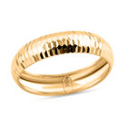 Diamantschliff, 375 Gelbgold Ring, (Größe 18.00), ca. 0,78g