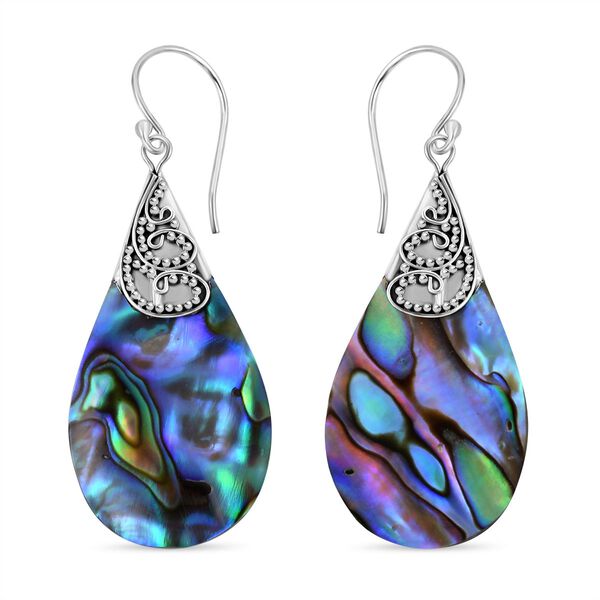 Royal Bali - Abalone Muschel Ohrringe 925 Silber image number 0