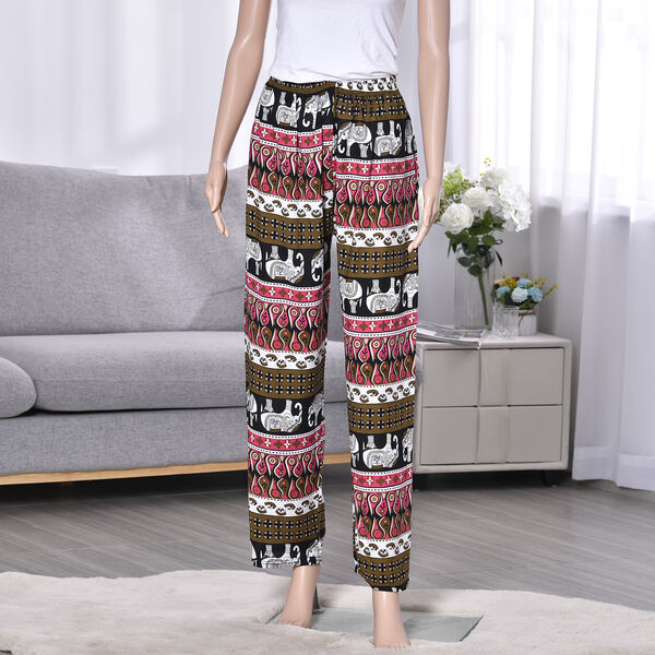 Hose f&uuml;r Damen, Rosa und schwarz image number 2