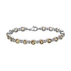 Citrin Armband ca. 19 cm Edelstahl ca. 7,70 ct.