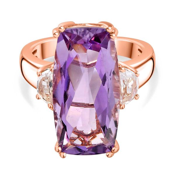 AA Rose De France Amethyst und Topas Ring - 9,75 ct.