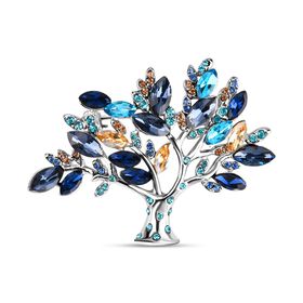 Mehrfarbiger Kristall Brosche Standard